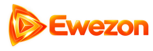 glossy orange ewezon logo