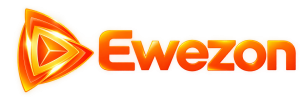 glossy orange ewezon logo